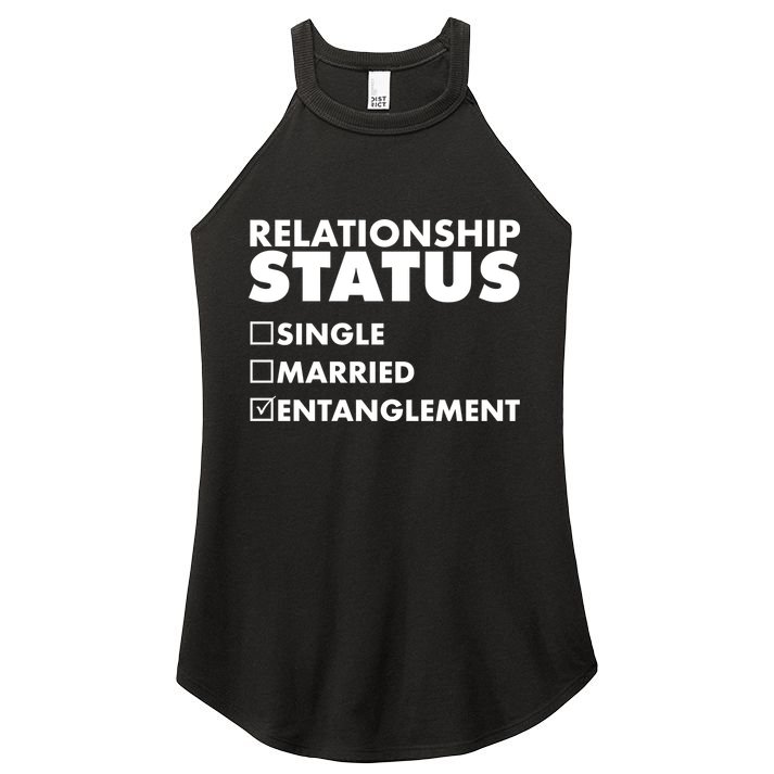 Relationship Status Entanglement Women's Perfect Tri Rocker Tank