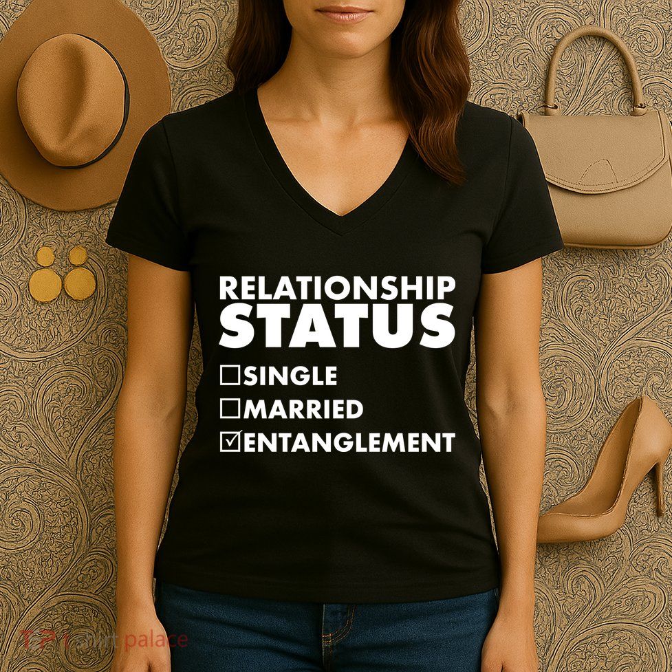 Relationship Status Entanglement Women's V-Neck T-Shirt