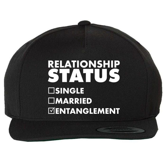 Relationship Status Entanglement Wool Snapback Cap