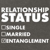 Relationship Status Entanglement Cotton Canvas Backpack