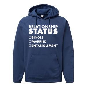 Relationship Status Entanglement Performance Fleece Hoodie