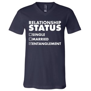 Relationship Status Entanglement V-Neck T-Shirt