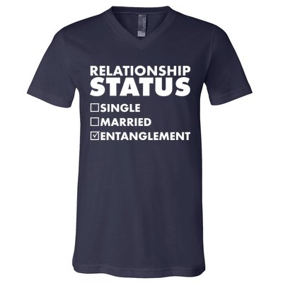 Relationship Status Entanglement V-Neck T-Shirt