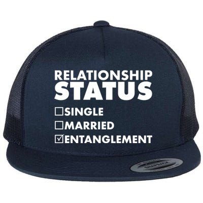 Relationship Status Entanglement Flat Bill Trucker Hat