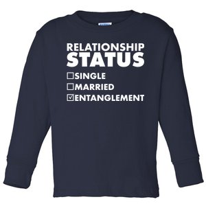 Relationship Status Entanglement Toddler Long Sleeve Shirt