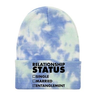 Relationship Status Entanglement Tie Dye 12in Knit Beanie