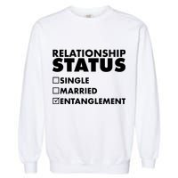 Relationship Status Entanglement Garment-Dyed Sweatshirt