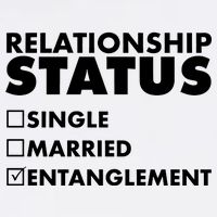 Relationship Status Entanglement Garment-Dyed Sweatshirt