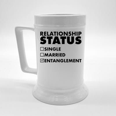 Relationship Status Entanglement Beer Stein