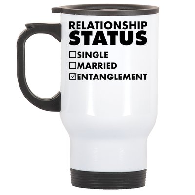 Relationship Status Entanglement Stainless Steel Travel Mug