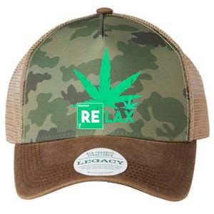 Relax Hemp Leaf Medical Marijuana Legacy Tie Dye Trucker Hat