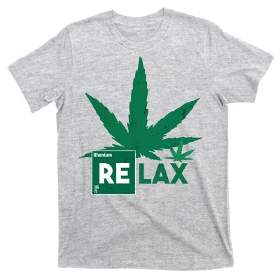 Relax Hemp Leaf Medical Marijuana T-Shirt