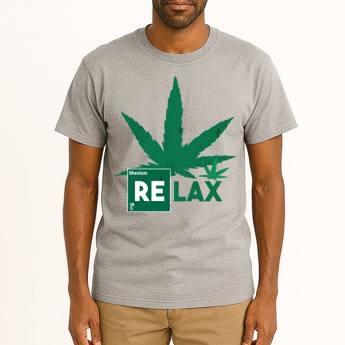 Relax Hemp Leaf Medical Marijuana Tall T-Shirt
