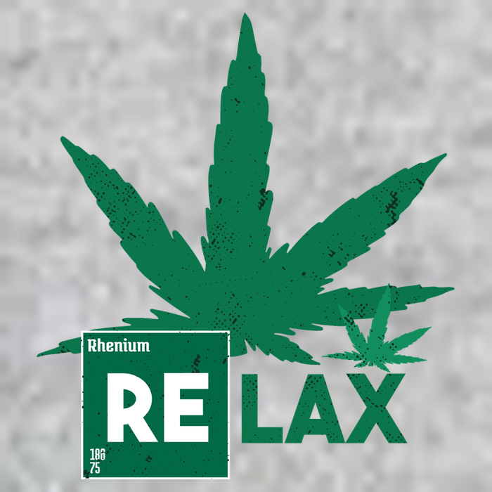 Relax Hemp Leaf Medical Marijuana Tall T-Shirt