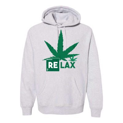 Relax Hemp Leaf Medical Marijuana Premium Hoodie