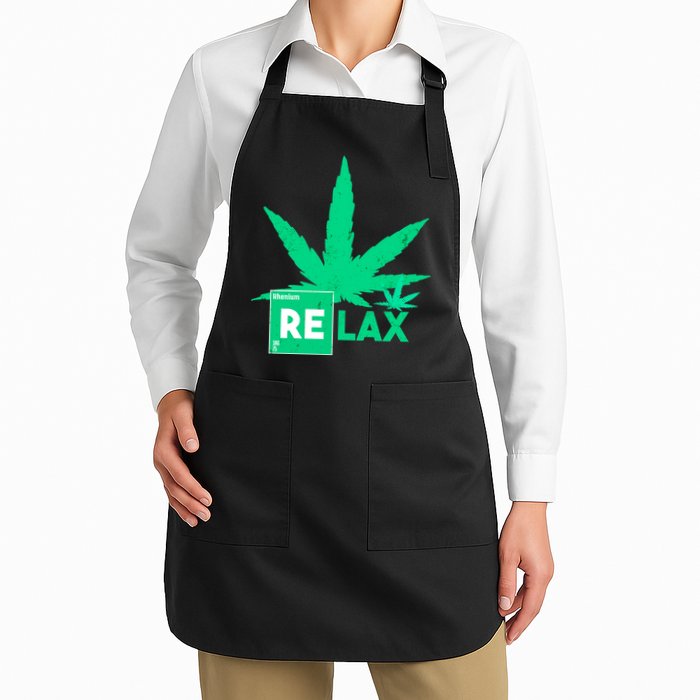 Relax Hemp Leaf Medical Marijuana Apron