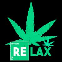 Relax Hemp Leaf Medical Marijuana Impact Tech Backpack