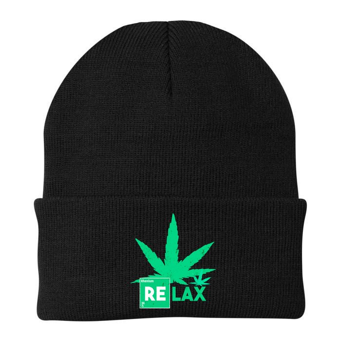 Relax Hemp Leaf Medical Marijuana Beanie
