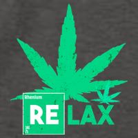 Relax Hemp Leaf Medical Marijuana Vector Backpack