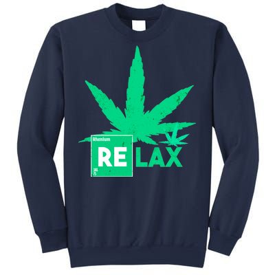 Relax Hemp Leaf Medical Marijuana Sweatshirt