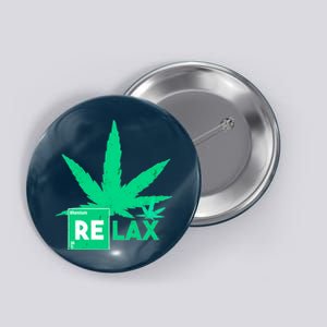 Relax Hemp Leaf Medical Marijuana Button