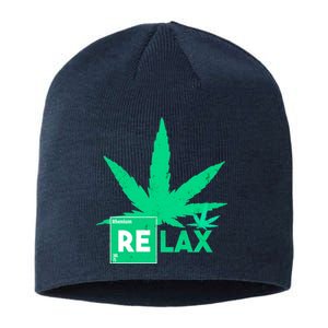 Relax Hemp Leaf Medical Marijuana Sustainable Beanie