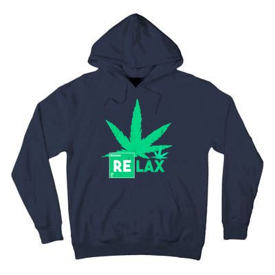 Relax Hemp Leaf Medical Marijuana Tall Hoodie