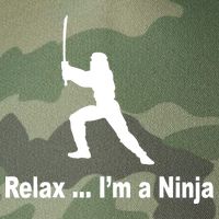 Relax I'm A Ninja Legacy Tie Dye Trucker Hat