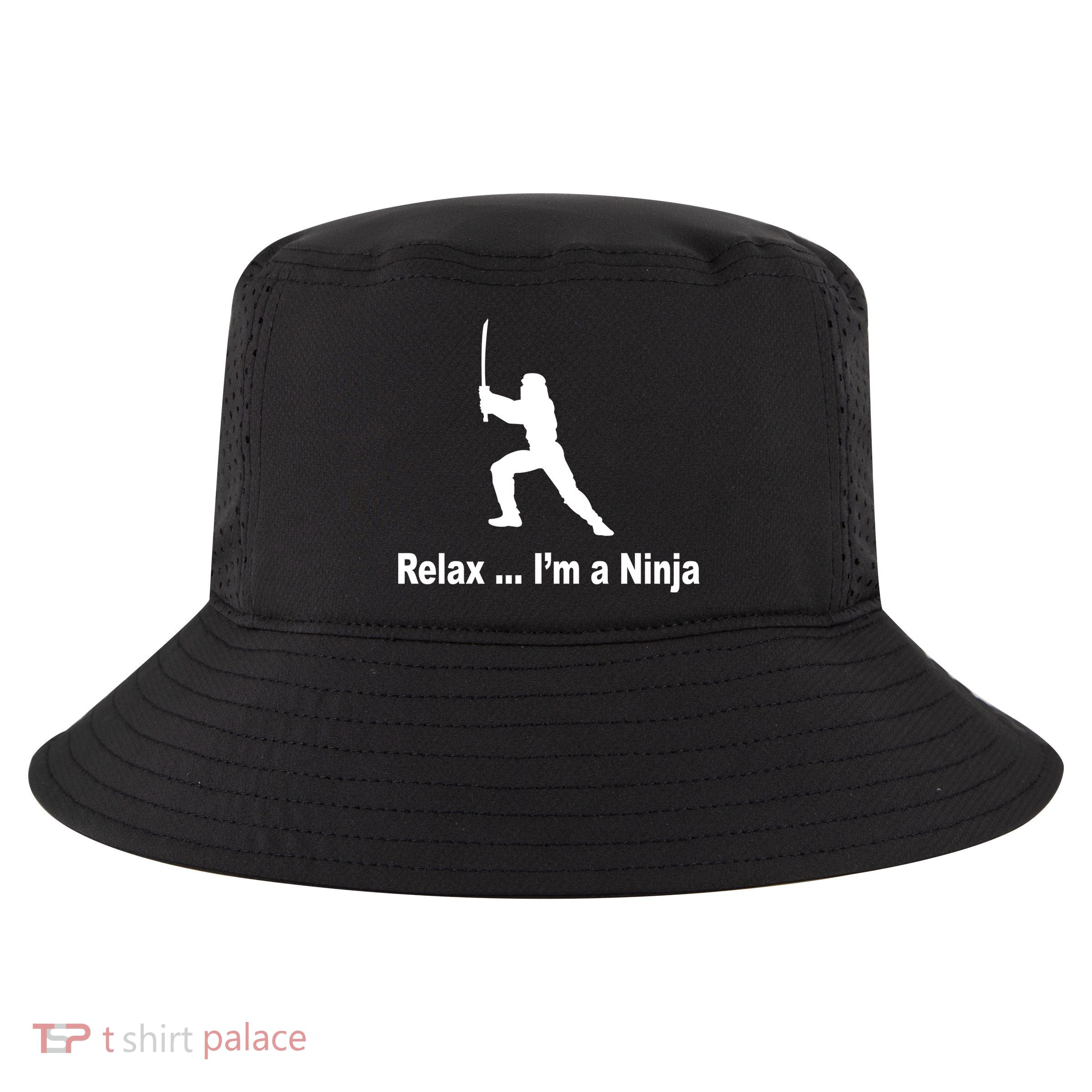 Relax I'm A Ninja Cool Comfort Performance Bucket Hat