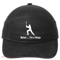 Relax I'm A Ninja 7-Panel Snapback Hat