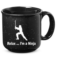 Relax I'm A Ninja 15oz Campfire Ceramic Mug