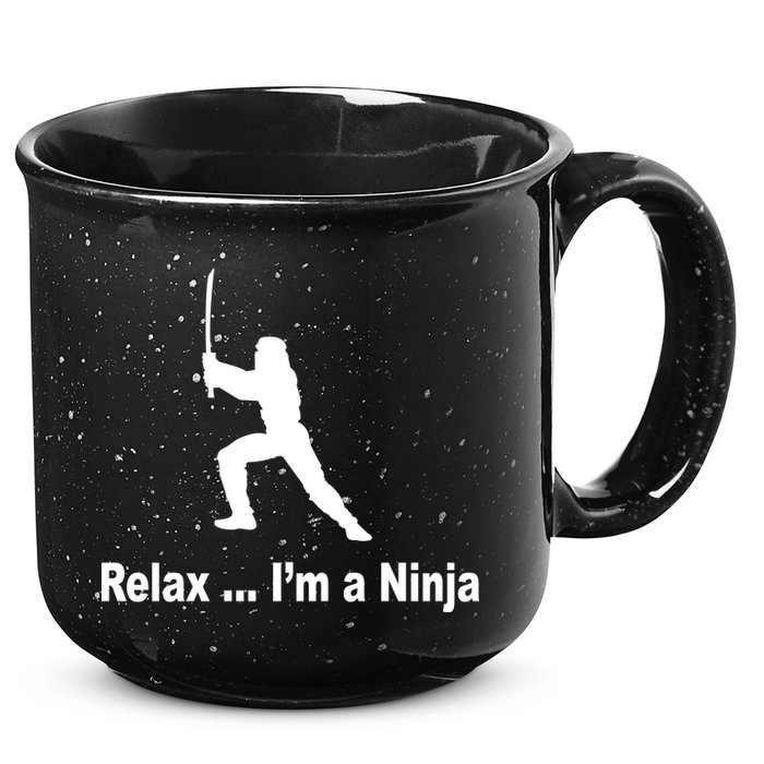 Relax I'm A Ninja 15oz Campfire Ceramic Mug