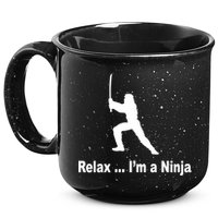 Relax I'm A Ninja 15oz Campfire Ceramic Mug