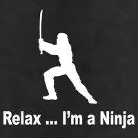 Relax I'm A Ninja 15oz Campfire Ceramic Mug