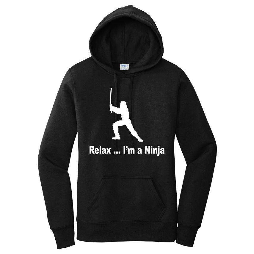 Relax I'm A Ninja Women's Pullover Hoodie