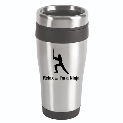 Relax I'm A Ninja 16oz Travel Tumbler