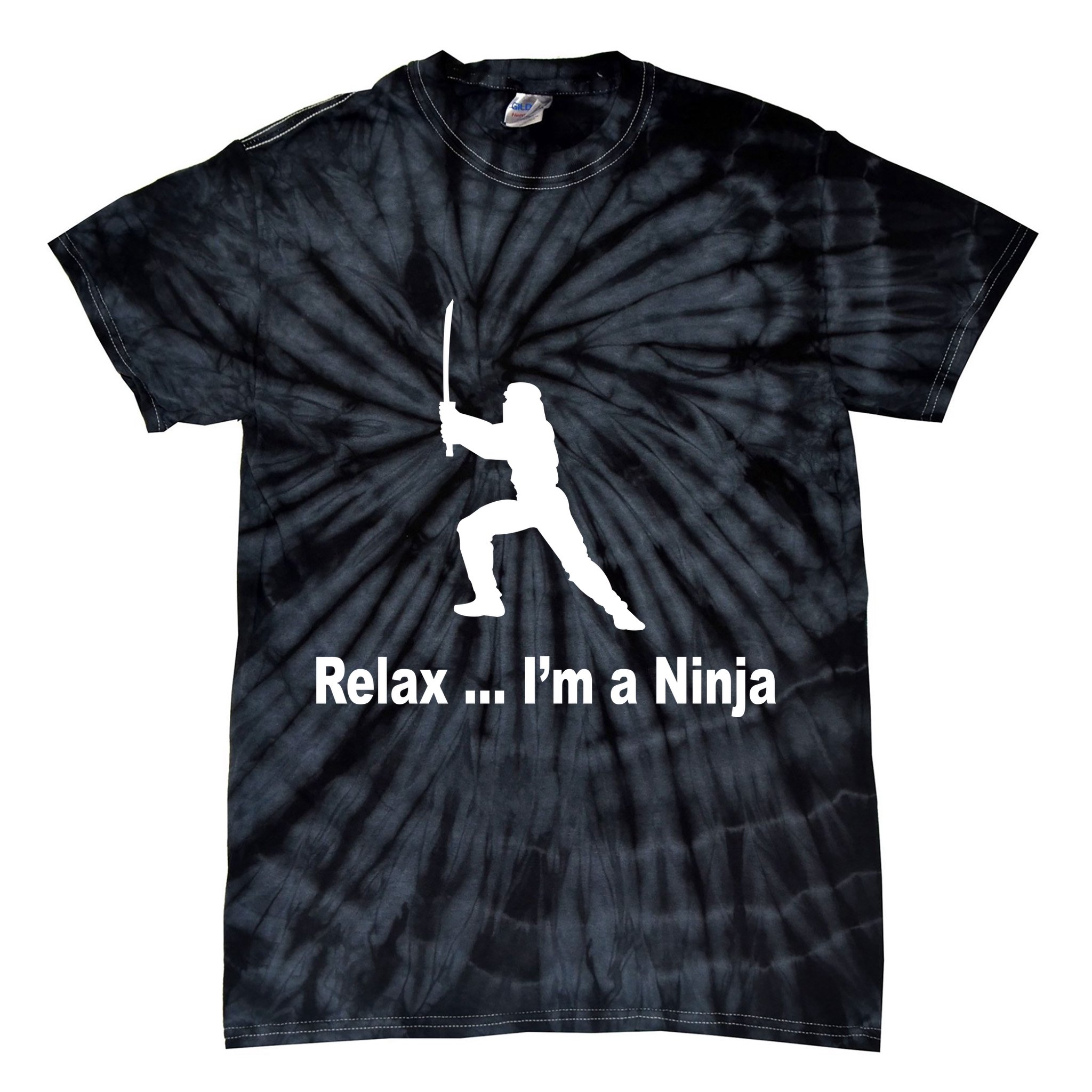 Relax I'm A Ninja Tie-Dye T-Shirt