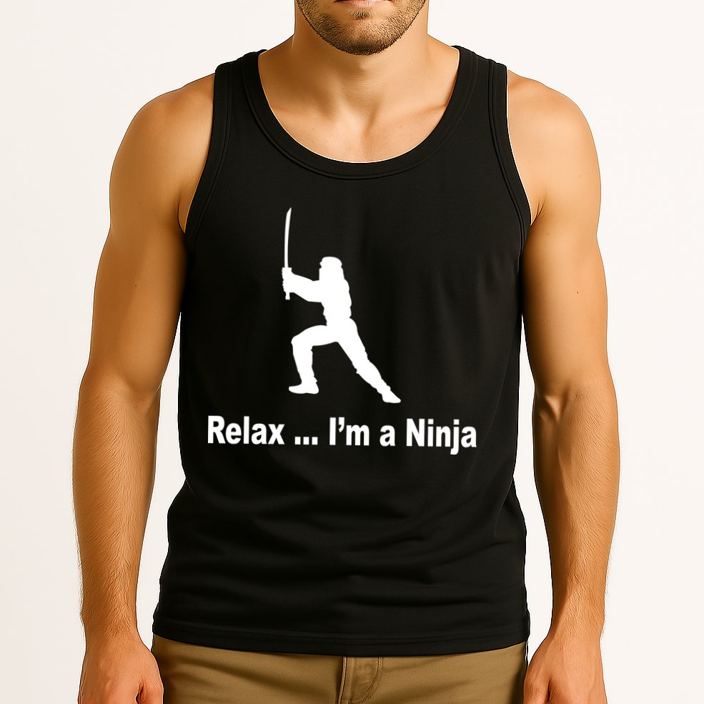 Relax I'm A Ninja Tank Top