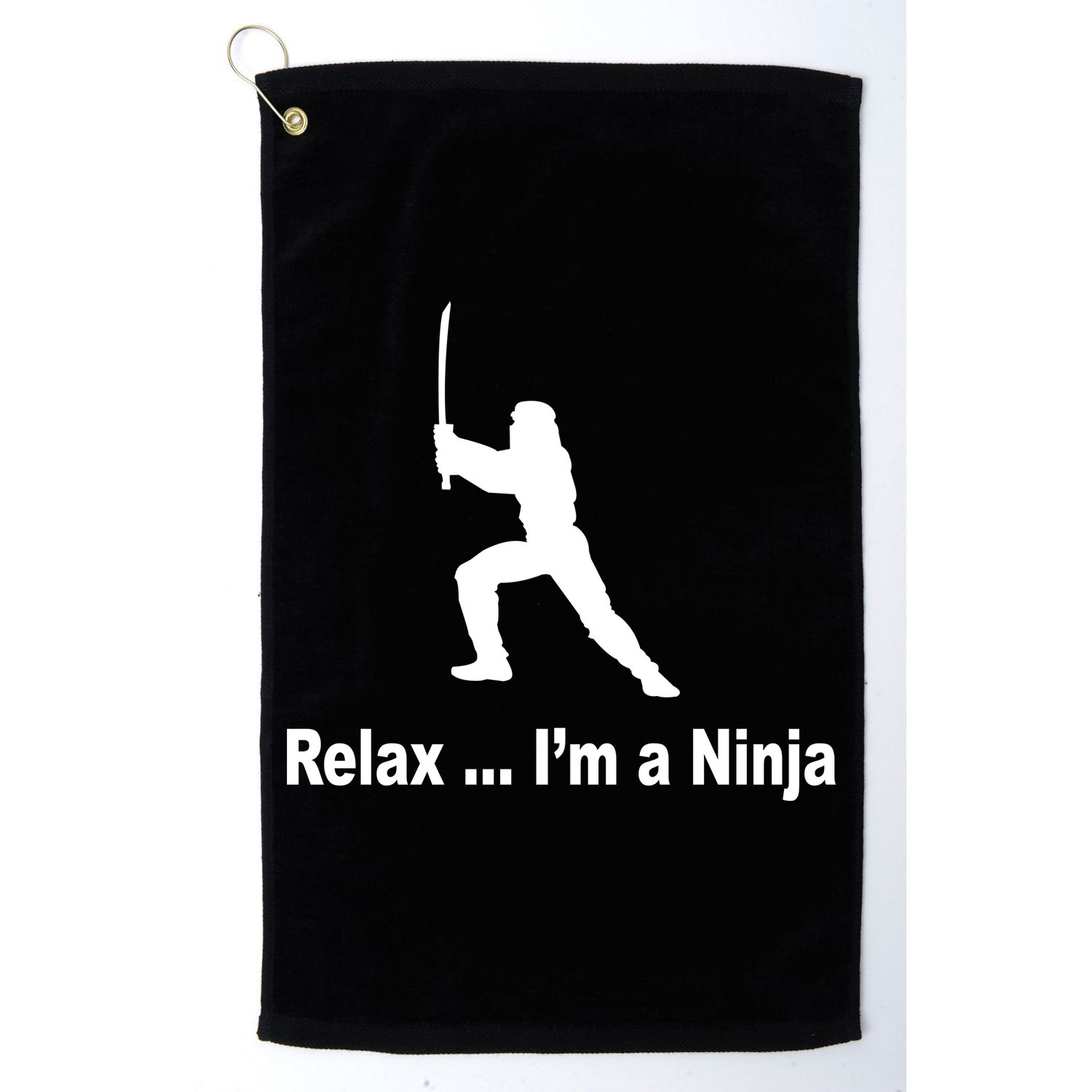Relax I'm A Ninja Golf Towel
