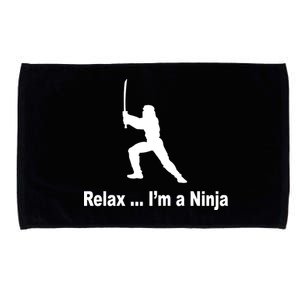 Relax I'm A Ninja Microfiber Hand Towel