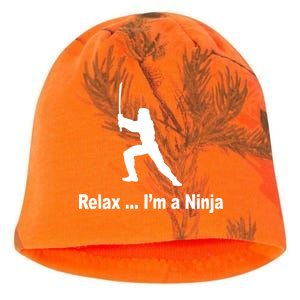 Relax I'm A Ninja Kati - Camo Knit Beanie