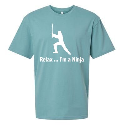 Relax I'm A Ninja Sueded Cloud Jersey T-Shirt