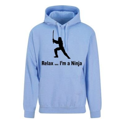 Relax I'm A Ninja Unisex Surf Hoodie