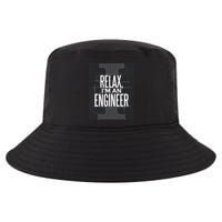 Relax I'm An Engineer Cool Comfort Performance Bucket Hat