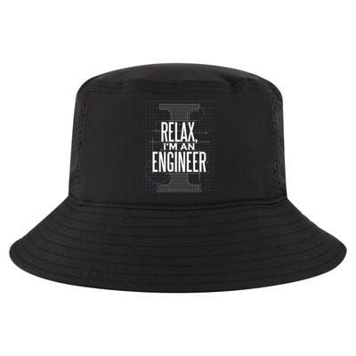 Relax I'm An Engineer Cool Comfort Performance Bucket Hat