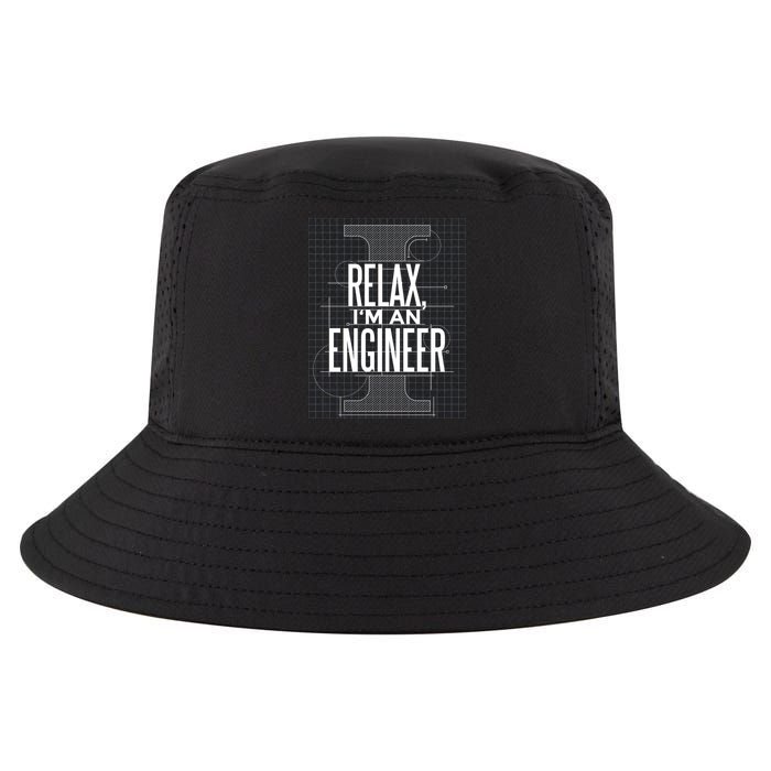 Relax I'm An Engineer Cool Comfort Performance Bucket Hat