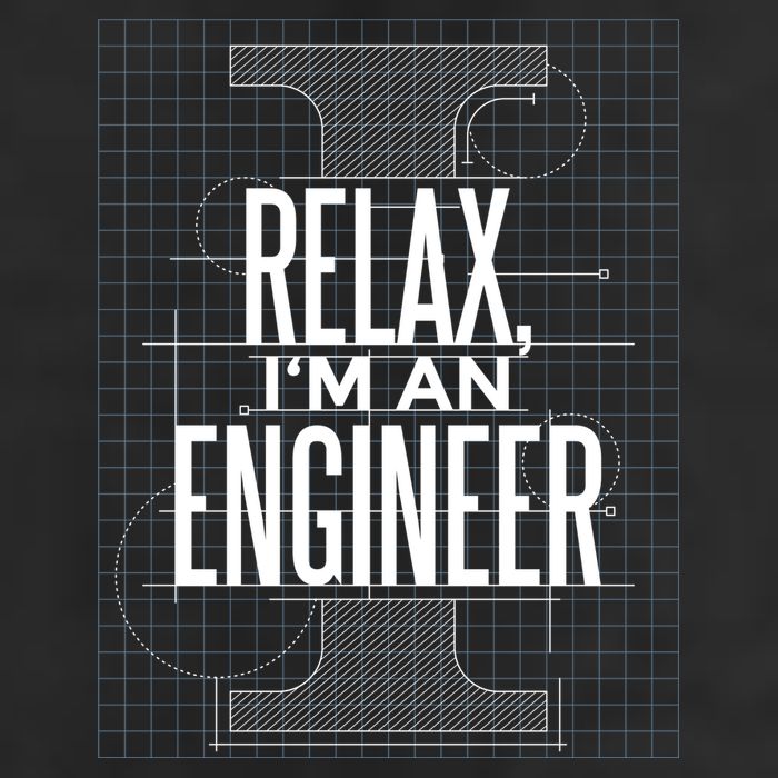 Relax I'm An Engineer Cool Comfort Performance Bucket Hat