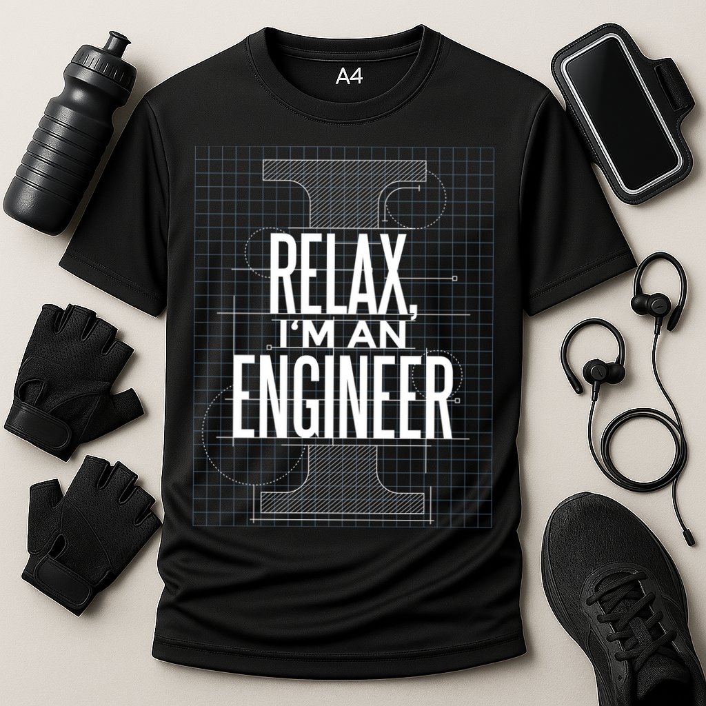 Relax I'm An Engineer Performance Shirt