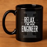 Relax I'm An Engineer 11oz C Handle Ceramic Mug