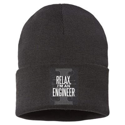 Relax I'm An Engineer Sustainable Knit Beanie